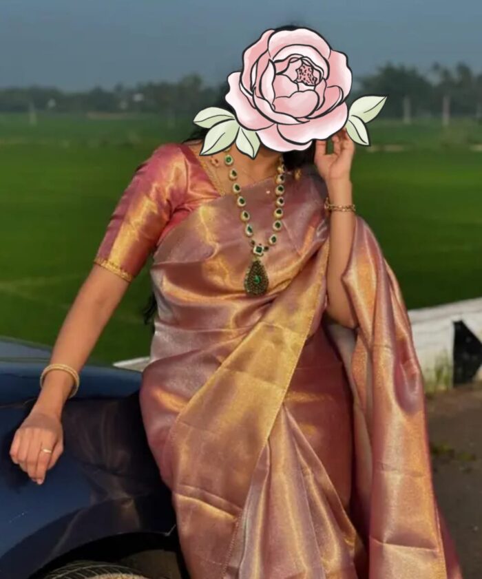 Banarasi Zari Tissue Jyothika Saree